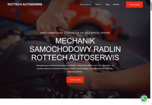 opinie ROTTECH AUTOSERWIS - Mechanik Radlin | Warsztat Samochodowy
